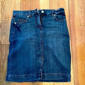 Vintage jean skirt